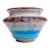Trina Reyes 1984 Wheel Thrown Pottery Vase With Colorful Glaze For Sale