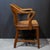 Antique Solid Quarter-Sawn Oak Banker's Chairs c.1934 For Sale - Image 15 of 18