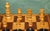 Vintage English Pattern Boxwood & Ebonised Chess Set, 1950, Set of 32 For Sale - Image 12 of 16