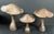 Late 20th Century Late 20th Century Set of 3 Folk Art Carved Wood Mushroom Sculpture #M45 For Sale - Image 5 of 10