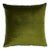Schumacher Venetian Silk Velvet 20" Pillow in Moss For Sale