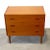 Danish Teak Chest of 3 Drawers / Low Dresser For Sale - Image 4 of 12