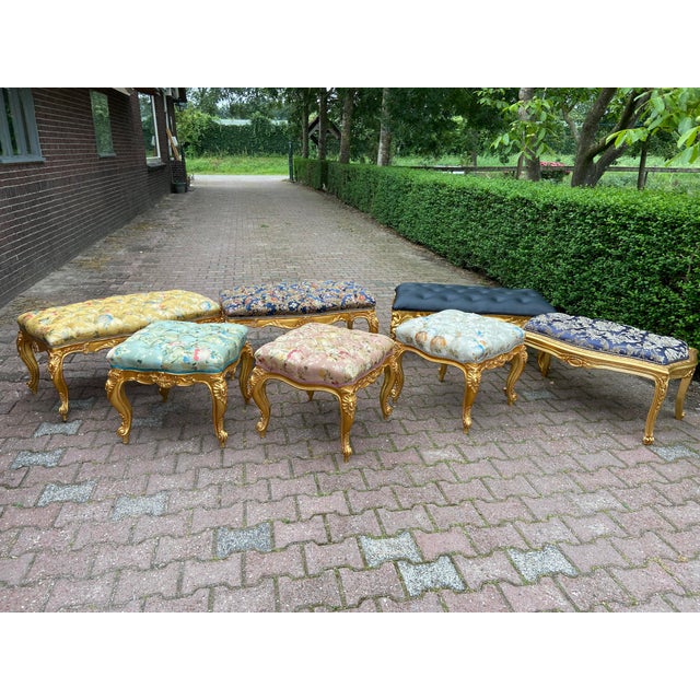 Wood French Louis XVI Style Bed Bench For Sale - Image 7 of 9