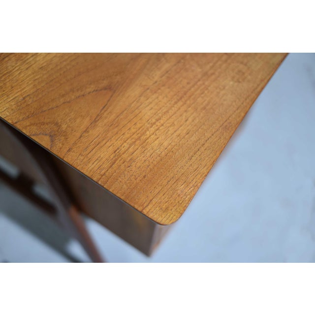1970s Mid Century Danish Teak Desk and Chair by Svend Aage Madsen For Sale - Image 12 of 16