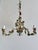 Italian Florentine Tole Chandelier, 1950s For Sale - Image 11 of 18