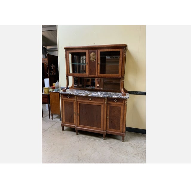 Antique Art Nouveau Display Buffet in Bronze, 1910s For Sale - Image 14 of 14