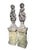 Pair of Italian Cherub Sculptures with Pedest, 1890, Terracotta For Sale - Image 4 of 10