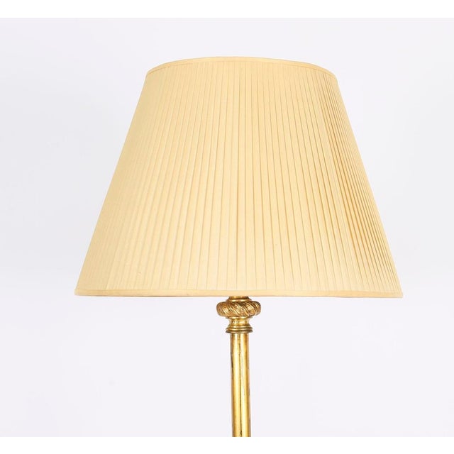 Antique Rococo Revival Ormolu and Onyx Telescopic Standard Lamp, 1890s For Sale - Image 4 of 18