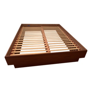 MCM Torring Mobelfabrik Teak Platform Queen Bedframe For Sale