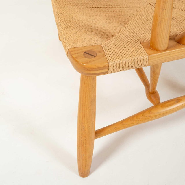 1960s Hans Wegner Jh50 “Peacock Chair” in Oak and Teak For Sale - Image 11 of 13