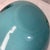 1960s Alfredo Barbini Biomorphic Shape With a Turquoise Exterior and a Deep Burgundy Inner Layer With Gold Fleck For Sale - Image 5 of 5
