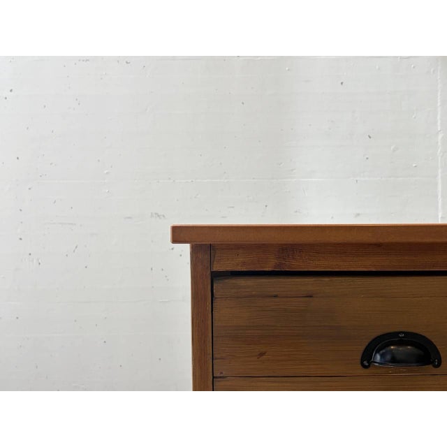 Archive Chest of 6 Drawers in Cherrywood, 1970s For Sale - Image 15 of 17