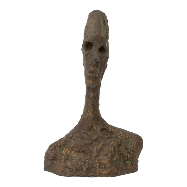 Philip and Kelvin LaVerne Male Figure Bronze Bust For Sale