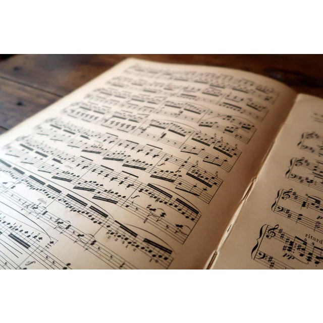 Melodic Elegance: Antique German Sheet Music Book - Early 20th Century For Sale In New York - Image 6 of 15