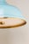 Mark D. Sikes 3 Light Painted No. 1 Pendant, Aged Brass & Baby Blue For Sale In New York - Image 6 of 7