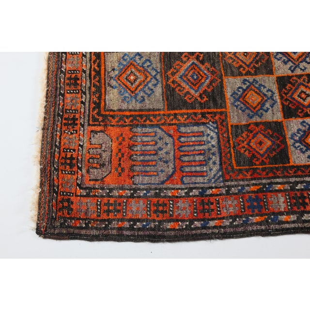 1930s Vintage Double Knotted Wool Prayer Rug For Sale In Tampa - Image 6 of 11