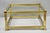 Vintage Mastercraft Mid Century Modern / Hollywood Regency Square Brass Coffee Table Base Only (No top). Circa Mid 20th...