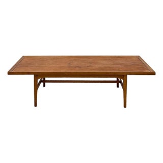 Drexel MCM Coffee Table Circular Dowel Inlay Vintage Mid-Century Modern For Sale