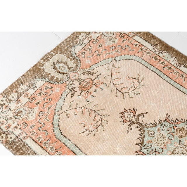 Boho Chic Turkish Modern Colorful Rug For Sale - Image 3 of 11