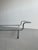 A stylish, chrome-plated Bauhaus-style bed frame from the 1970s. It comes from Sweden. Its minimalist, modern form fits...