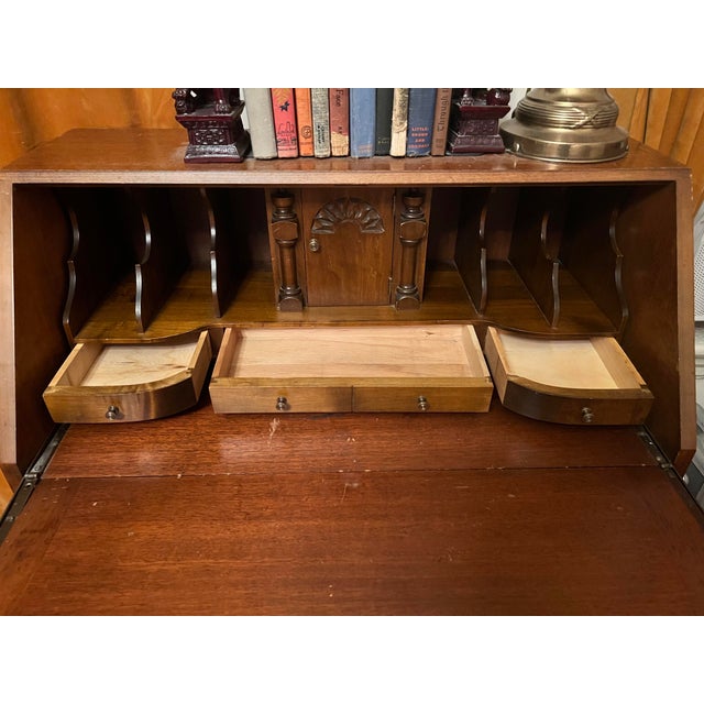 Gorgeous 1940’s Ball in Claw Cherry Secretary Desk. I got it a few years ago and unfortunately we don’t have space for it...