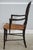 Victorian English Victorian Woven Rush Seat Open Armchair For Sale - Image 3 of 18