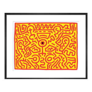 Growing 3, 1988, Keith Haring
