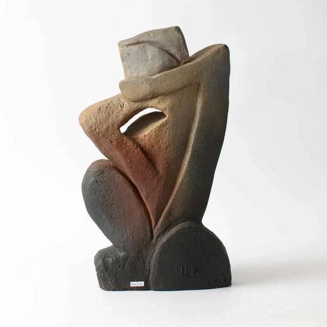 1980s Abstract Figure in Ceramic, 1980s For Sale - Image 5 of 10