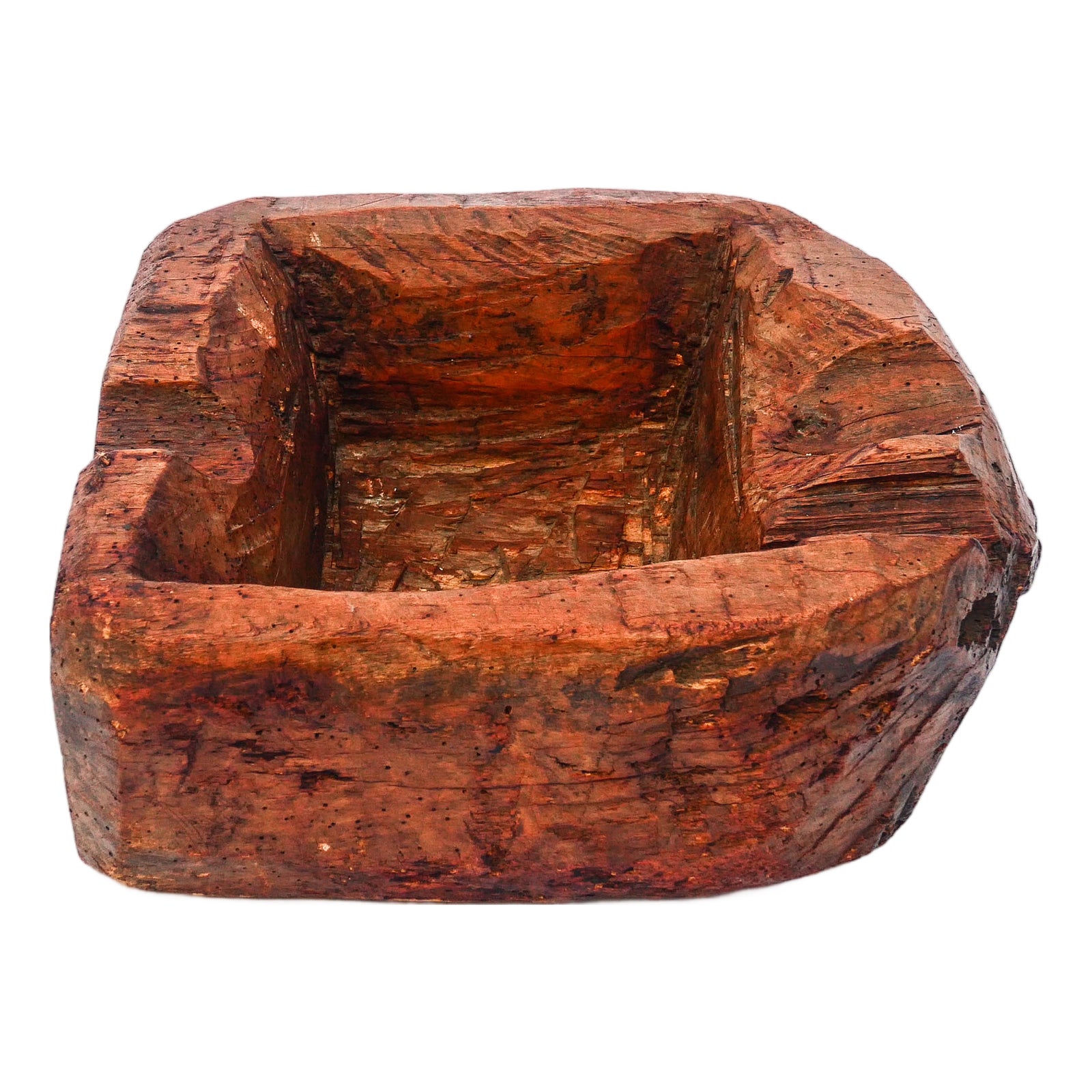 Antique Wood Container Rustic Utilitarian Object | Chairish