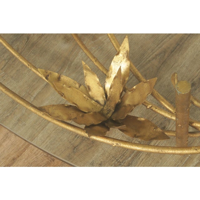 Mid 20th Century Silas Seandel Brutalist Lotus Oval Coffee Table For Sale - Image 11 of 13