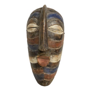 African Songye Kifwebe Mask 16"h For Sale