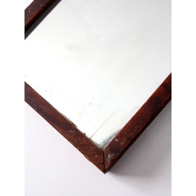 Antique Primitive Double Reflection Mirror For Sale - Image 4 of 12