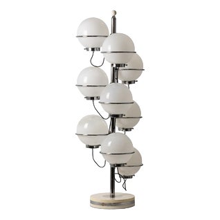 Nine-Light Floor Lamp by Gino Sarfatti for Arteluce, 1960s For Sale