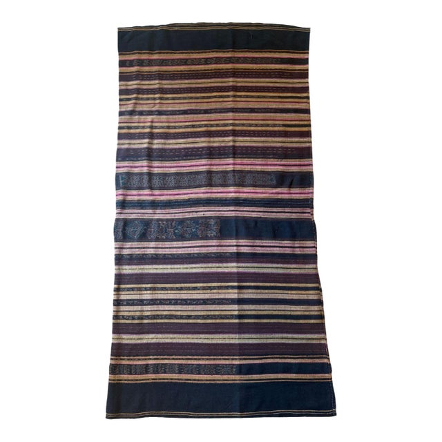 Ikat Textile From Lembata Stunning Tribal Motifs, Indonesia C. 1920 For Sale