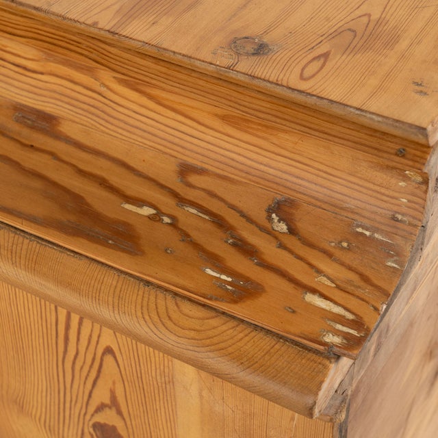 19th Century Danish Pine Chest of Four Drawers With Hidden Top Storage For Sale - Image 16 of 17
