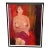 Late 20th Century Vintage Fauvist Portrait Painting of a Nude Woman, Framed For Sale