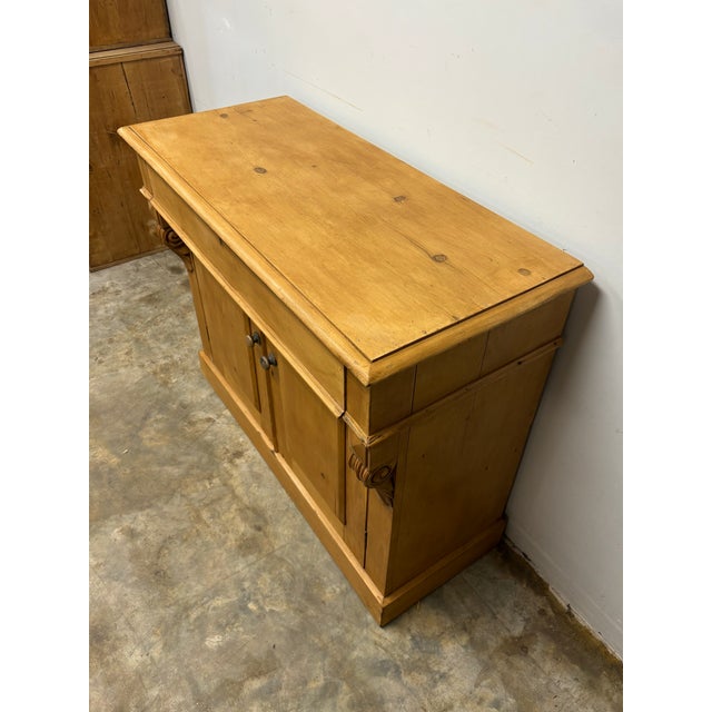 English Antique English Pine Dresser Base Sideboard For Sale - Image 3 of 9