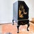 Martin Maddox Vintage Maddox Chinoiserie Black Lacquer Secretary Desk For Sale - Image 4 of 12