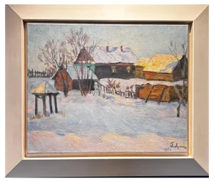 Boris Lavrenko, Evening Light, Oil on Canvas, 1980s
