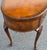Wood Hekman Queen Anne Revival Burl Walnut Writing Desk With Carved Shell-Accent Cabriole Legs, Late 20th Century For Sale - Image 7 of 12
