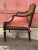 A Baker Furniture Sheraton style settee or bench from the Milling Road Collection with Chinoiserie crackle-finish lacquer...