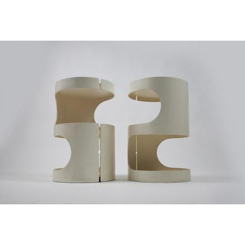 Wooden Nightstands attributed to Luigi Sormani, Set of 2 For Sale - Image 6 of 10