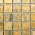 Polished and unfilled gold travertine 1" x 1" decorative mosaic tile. Suitable for use in vertical and horizontal...