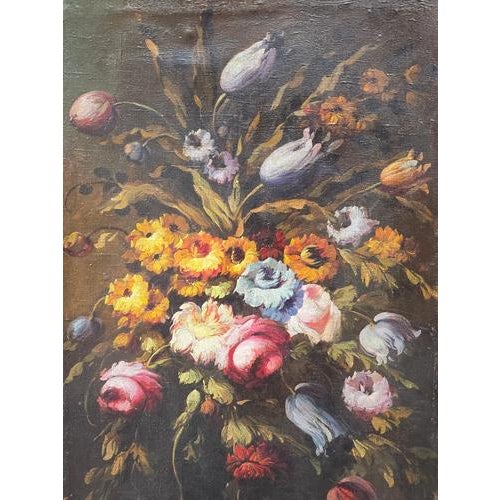 J. Palomar, Floral Still Lifes, 1964, Oil on Canvas For Sale - Image 12 of 16