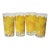 Libby Lemon Yellow Vintage Iced Tea Tumblers – Set of 4 Large Mid-Century Glasses For Sale