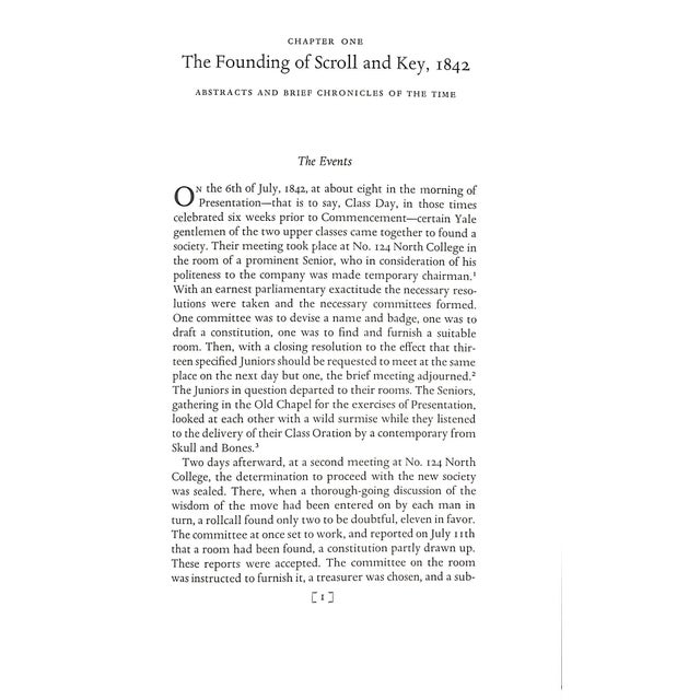 "A History of Scroll and Key 1842-1942" 1978 Mack, Maynard For Sale - Image 4 of 5