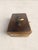 Antique English Leather Hat Box With Red Silk Interior & “t.s.” Initials For Sale - Image 4 of 8
