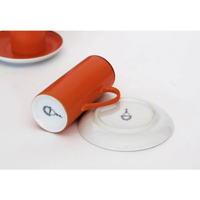 Mid-Century Modern Cup Espresso Set by Lagardo Tackett - 12 Pieces For Sale - Image 3 of 5