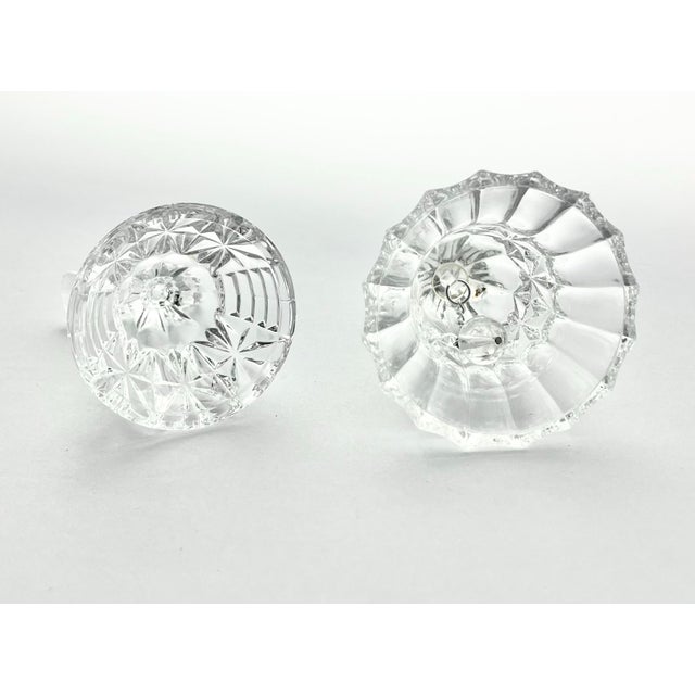 Glass 1990s Hofbauer “Byrdes” Crystal Dinnerware Serving Hostess & Decor Set - 5-Piece For Sale - Image 7 of 11