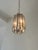 Mid-Century Modern 1970’s Chrome and Glass Entryway Chandelier For Sale - Image 3 of 10